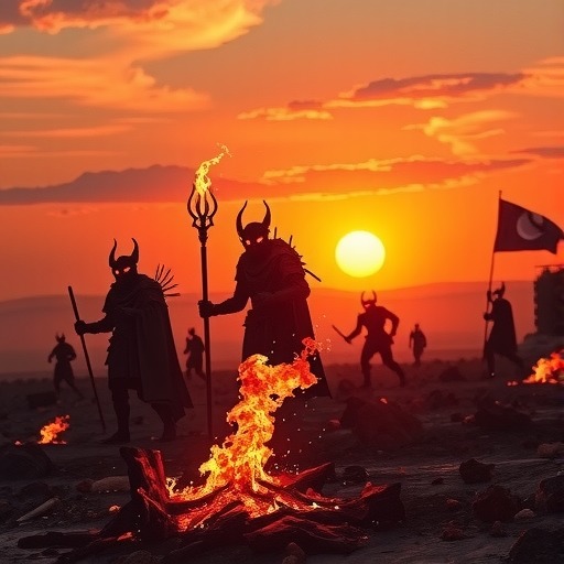 部落与弯刀周目高了90天后碰到了火魔人军团怎么办？